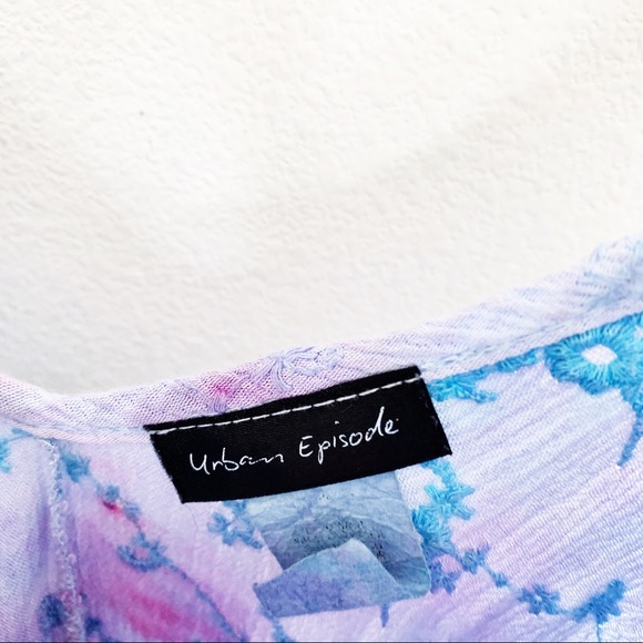 Urban Episode Custom Tie Dye Embroidered Tank - Picture 5 of 6